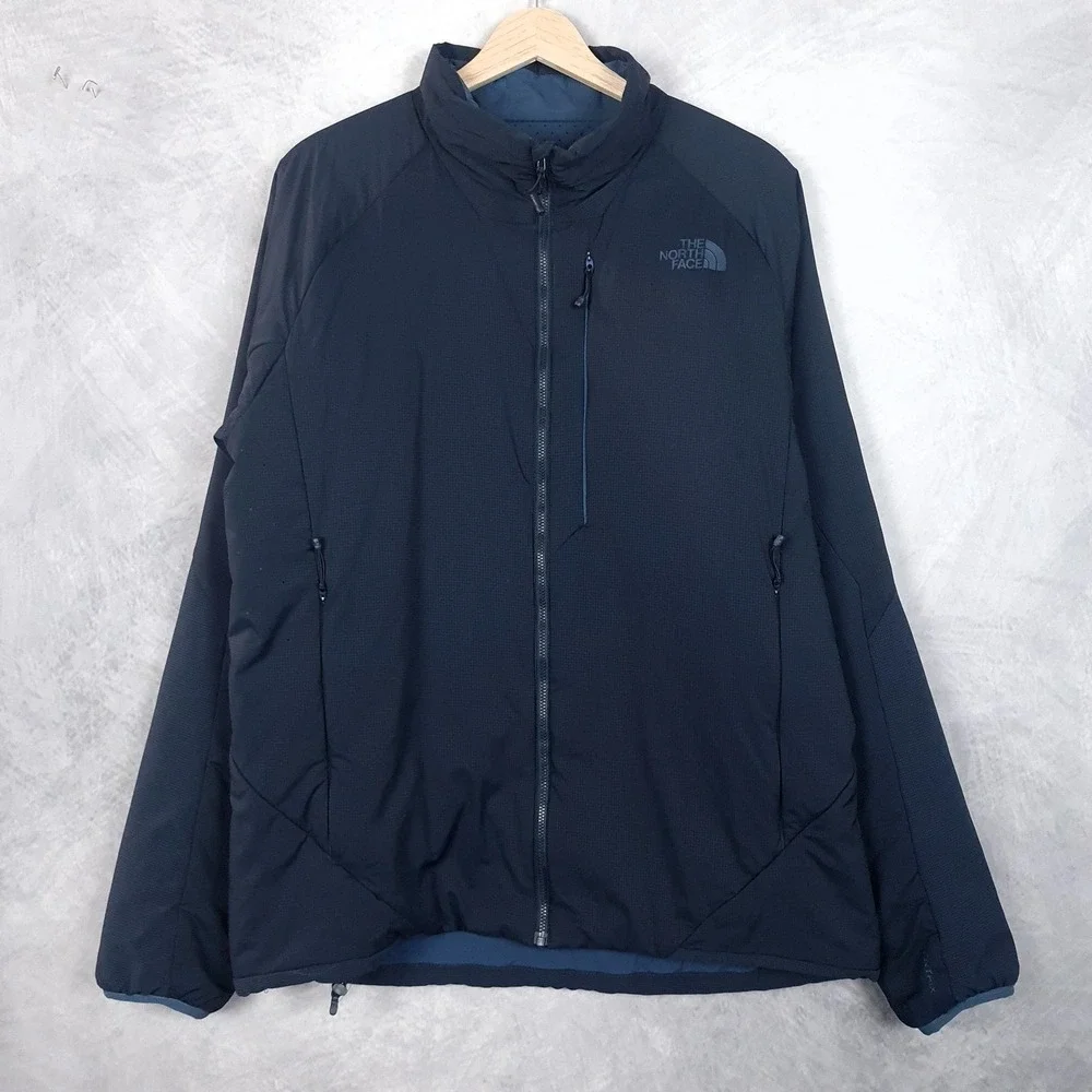 The North Face Ventrix Jacket Mens Large Blue Insulated Softshell Hike
